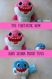 Review Pinkfong Baby Shark Singing Plush Ad Gifted Crochet Baby Hats New Baby Products Crochet Baby