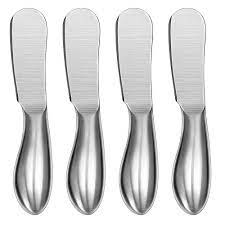 Набор столовых приборов aliexpress 24pcs 18/10 stainless steel dinnerware set black gold cutlery spoon fork knife western cutleri silverware tableware set supplies. Spreader Knife Set Wonenice 4 Piece Cheese And Butter Spreader Knives One Piece Stainless Steel Gifts For Christmas Birthday Parties Wedding Anniversary And Thanksgiving Day Buy Online In Antigua And Barbuda At Antigua Desertcart Com Productid