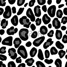 Black And White Leopard Print Leopard Print Seamless Pattern In Black And White Vector Animal Prints Pattern Animal Print Seamless Patterns
