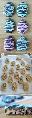 Chocolate Chip Cookie Dough Eggs Nosh Up Easter Dessert Easter Recipes Chocolate Chip Cookie Dough