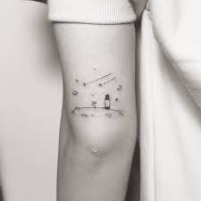 In Space Masa Linework Minimalist Tattoo Tattoodo Minimalist Tattoo Prince Tattoos Little Prince Tattoo