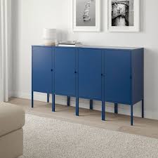 Ikea Lixhult Aufbewahrungskombi Dunkelblau Speicherideen Ikea Ikea Spind