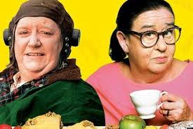Two Fat Ladies cooking show at San Juan Ridge library