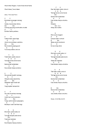 Jangan lupa share jika dirasa bermanfaat. Surat Cinta Untuk Starla Kunci Gitar Chord Tela