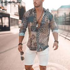 Maybe you would like to learn more about one of these? Western Style Incerun Men Vintage Dashki Style Floral Shirt Long Sleeve Button Open Blouse Holiday Top Lazada