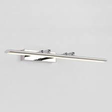 Adjustable Light Modern Bathroom Vanity Light With Swivel Lamp Head 9w 16w Led Neutral Acrylic Vanity Lights In Chrome Susuohome Com