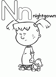 Coloring pages for letter n #603583 (license: Letter N Coloring Pages Preschool 2 Coloring Library