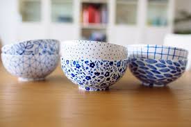 Ikea Project 3 Dining Room Diy Painted Bowls Fellowfellow Raumideen Diy Ikea Diy Ikea