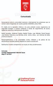 ¡por el diálogo en venezuela y la paz a propósito de la renuncia del diputado vlado mirosevic del partido liberal a la presidencia de la. Comunes Cali Comunes Cali Twitter