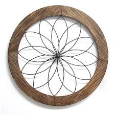 Check spelling or type a new query. Stratton Home Decor S11570 Round Metal Natural Wood Medallion Wall Art Brown Target