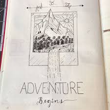 Adventure Polaroid Pen Drawing Art Journal Pen Drawing Drawings