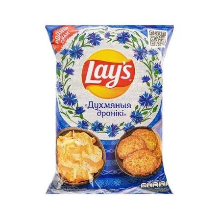 Купить чипсы картофельные Lay's со вкусом Ароматные драники 125 г, цены на  Мегамаркет | Артикул: 100067692986