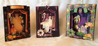 Also in my last live class, i share a shadow box but it was using a piece of cardstock of 12 x 5½, today is using 4 piece of cardstock to make the box. Graphic 45 An Eerie Tale Xcut Theatre Shadow Box Card Tutorial Annes Papercreations Bloglovin