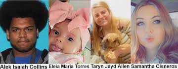 Alek Collins Killed Taryn Allen & Samantha Cisneros, Kidnapped 10 Month Old  Eleia Torres & Carjacked An Uber At Gunpoint : r/HispanicLivesMatter