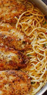 Italian Chicken Pasta In Creamy White Wine Parmesan Cheese Sauce Italian Chicken Pasta Chicken Recipes Recipes