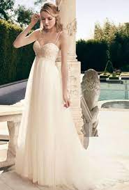 Empire wedding dresses are the kinds of wedding outfits that are stylish and traditional and will make you feel like you are the lady of an empire or a majestic queen with a commanding beauty on your wedding day. 37 Airy And Romantic Empire Waist Wedding Dresses Weddingomania