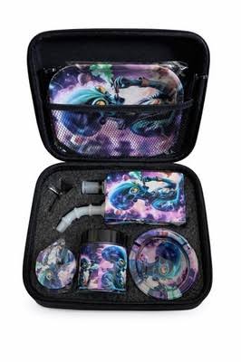 Alien Rolling Tray Set Kit Grinder Jar Ashtray Storage Case Bundle ...