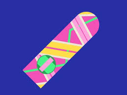 Fox) rides a mattel hoverboard in back to the future part ii (1989), to escape griff tannen and his gang in the year 2015. Back To The Future Hoverboard Designs Themes Templates And Downloadable Graphic Elements On Dribbble