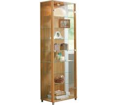 Buy Argos Home 2 Glass Door Display Cabinet Light Oak Effect Display Cabinets Argos Glass Cabinets Display Display Cabinet Lighting Double Glass Doors