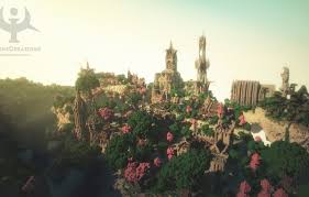 Wallpaper Forest The Sky Bridge The City River Tower Fantasy Minecraft Medieval Buildpack Images For Desktop Section Igry Download Find 40 images that you can add to blogs, websites, or as desktop and phone wallpapers. wallpaper forest the sky bridge the