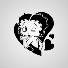 Betty boop is an animated cartoon character created by max fleischer, with help from animators including grim natwick. Free Betty Boop Svg Files Svgbomb
