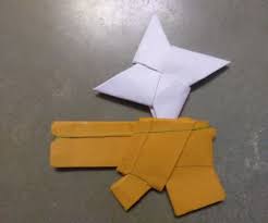 This is very easy origami model. Paper Gun That Shoots Ninja Stars In Air 4 Steps Instructables