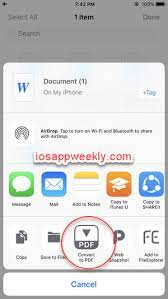 Convert Word Documents To Pdfs On Iphone And Ipad – Ios App Weekly