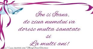 Ion Si Ioana De Ziua Numelui Va Doresc Multa Sanatate Si La Multi Ani Tattoo Quotes Ted Baker Icon Bag Tote Bag