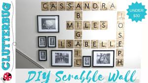 Find them as fast as you can. Diy Scrabble Tiles Dollar Store Diy Decor Idea Youtube