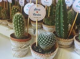 Detalle saquito yute y cactus. Detalles Personalizados Para Regalar En Bodas Por Fulanito Y Menganita