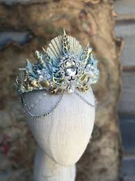 Mermaid Crown Shell Crown Festival Crown Bridal Crown Bridal Headpiece Mermaid Costume By Scarletharl Seashell Headband Mermaid Crown Seashell Crown