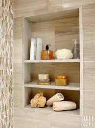 This shelf bracket with a decorative arc design matches any home decor. How To Build A Recessed Wall Shelf Better Homes Gardens