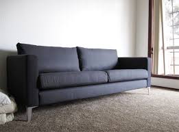Ikea Karlstad With Aluminum Legs Slate Sofa Ikea Karlstad Sofa Karlstad Sofa