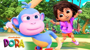 Dora and Boots Play Bouncy Baseball! ⚾️ Full Scene