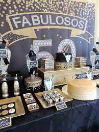 They say that the 50th is the new 30 since you have more excellent stability in every way to enjoy the fruits that life has given, as well as energy to celebrate in style. Black And Gold Tuxedo Birthday Party Ideas Photo 2 Of 39 60th Birthday Party 50th Birthday Party 50th Party