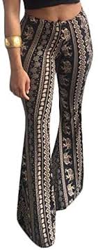 Source high quality products in hundreds of categories wholesale direct from china. Bell Bottom Leggings Wsplyspjy Women S Print Stretch Bell Bottom Flare Palazzo Pants Trousers Fitostic Com Sport Mode Beaute Lifestyle Magazine