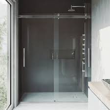 Repeat with the other door, then set them so. Vigo Caspian Adjustable Frameless Sliding Shower Door