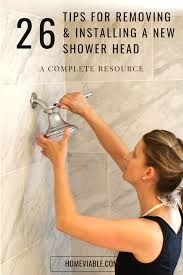 This Guide Will Show You How To Remove A Stuck Shower Head And Replace It With A New One The Removal And Install Proce Shower Heads Replace Shower Shower Hose
