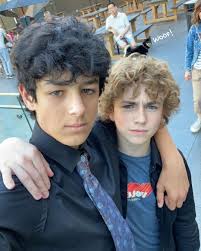 Walker Scobell and Bodhi