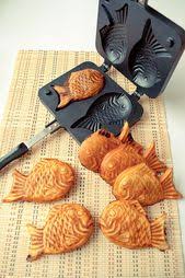 Taiyaki Japanese Fish Shaped Cakes Japanese Sweets Japan Food Japanese Dessert