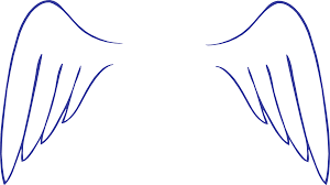 They should look like connected tree branches, or the outline and color your wing. Easy Side Wings Drawing Novocom Top