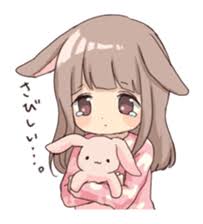 she likes spending time with her boyfriend she delivers messages to your friends cute and lovely sticker ap cute anime chibi cute little drawings anime chibi