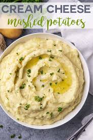 Cream Cheese Mashed Potatoes The Blond Cook Recipe Cream Cheese Mashed Potatoes Cheese Mashed Potatoes Mashed Potatoes