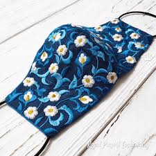 This mask does not claim it to prevent any sort of disease or virus. Oriental Pattern Protective Face Mask Free Machine Embroidery Design