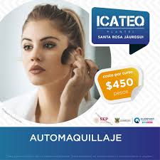 AUTOMAQUILLAJE Curso: Presencial Plantel: Santa Rosa Jáuregui Sede: Vicente  Guerrero s/n, Santa Rosa Jáuregui Qro. Inicio: 30 de julio del 2025  Término: 13 de agosto del 2025 Horario: lunes a viernes de