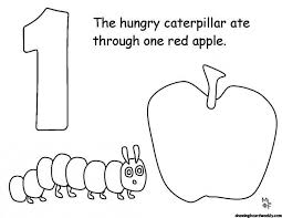 Awesome Very Hungry Caterpillar Coloring Page 1 In 2020 The Very Hungry Caterpillar Activities Hungry Caterpillar Activities Very Hungry Caterpillar