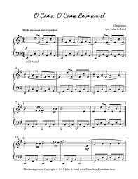Download and print sheet music in pdf for piano, for free, from the largest source of public domain classical music. O Come O Come Emmanuel Free Piano Christmas Sheet Music For Late Intermediate Piano Players