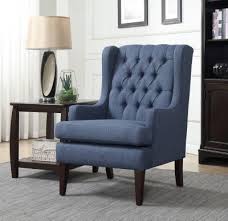 Maxine Button Tufted Wing Arm Chair Quick Ship Macys Com Wingback Chair Oversized Chair Living Room Accent Chairs