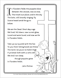 Free Printable In Flanders Fields Poem For Veteran S Day From Www Flandersfamily Info Remembrance Day Poems Remembrance Day Activities Remembrance Day
