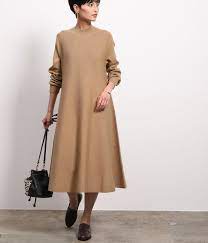 ビッグシルエットニットチュニックワンピース rope ロペ ブランド公式サイト ファッションアイデア チュニックワンピース ワンピース